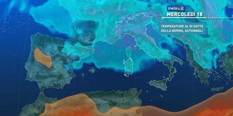 La situazione meteo