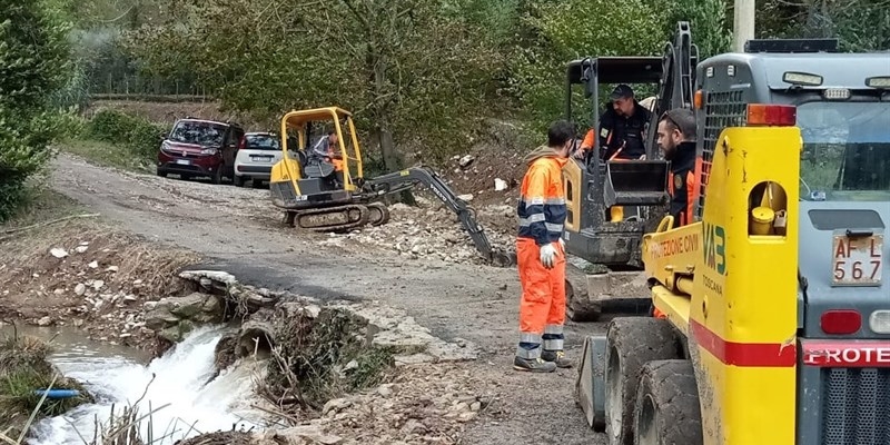 I lavori a Calenzano