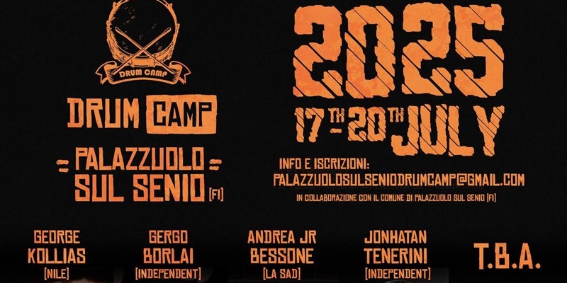 Annunciata la quinta edizione del "Drum Camp" 2025 a Palazzuolo sul senio