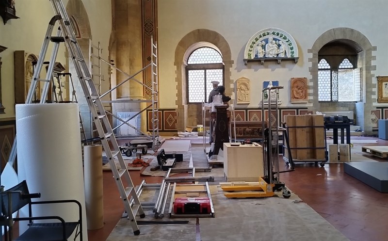 Il salone di Donatello, museo del Bargello