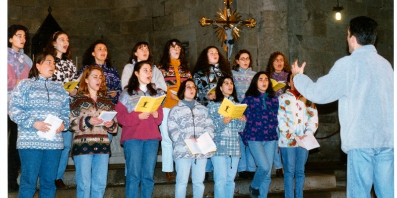 1996. Rassegna dei Cori; il Coro Giovanile ella Pieve di Borgo San Lorenzo 