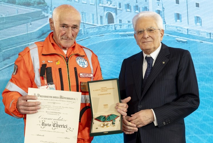 Dario Cherici riceve il titolo di Commendatore dell’Ordine al merito della Repubblica Italiana