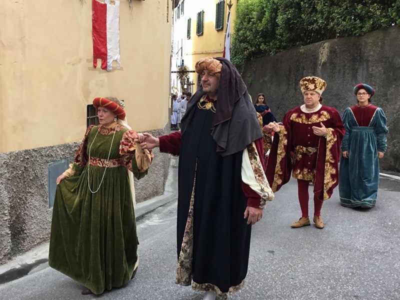 Un momento della processione