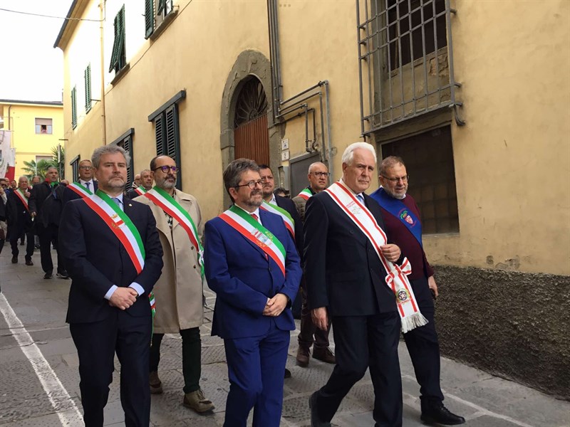 Un momento della processione