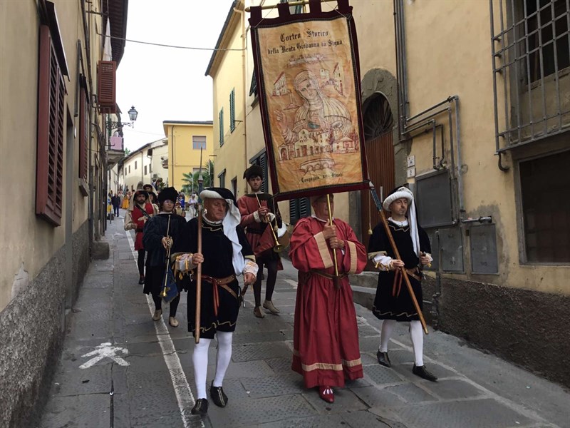 Un momento della processione