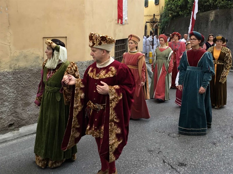 Un momento della processione