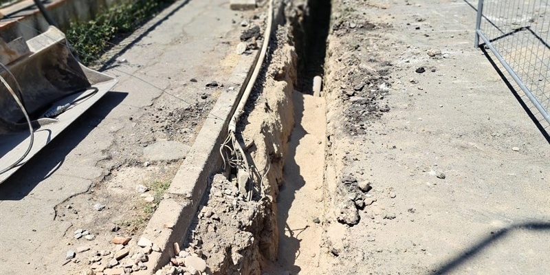 Uno scatto dei lavori