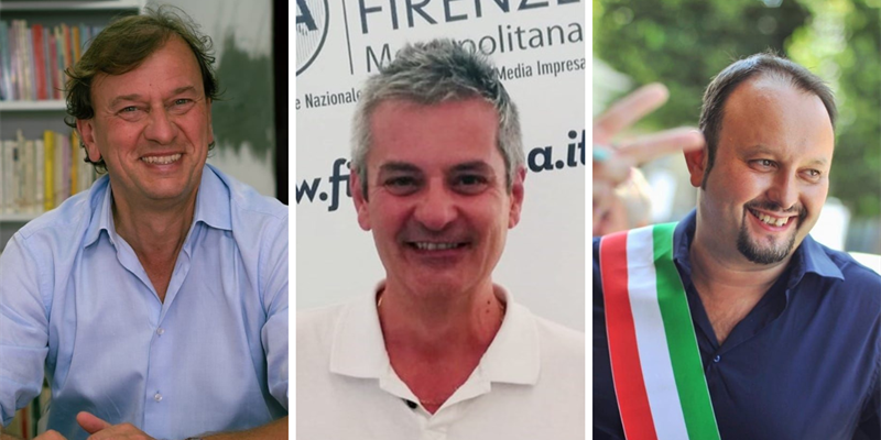 da sx: Ignesti, Capecchi, Omoboni