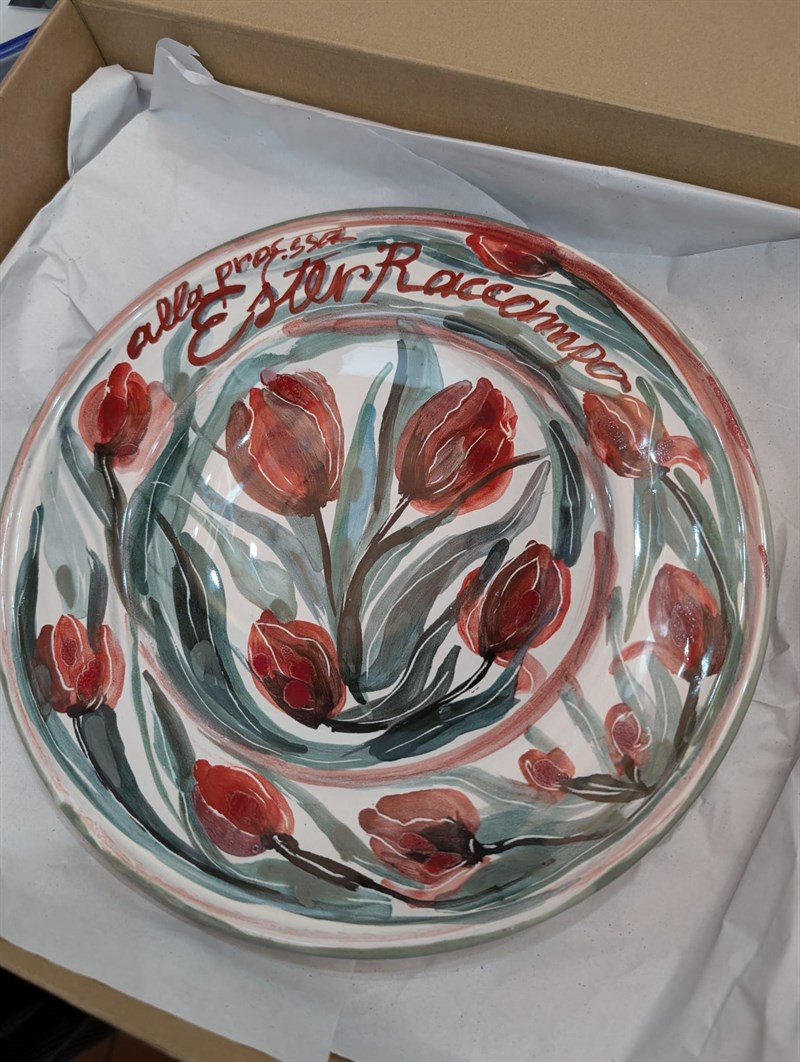 La bellissima ceramica in memoria