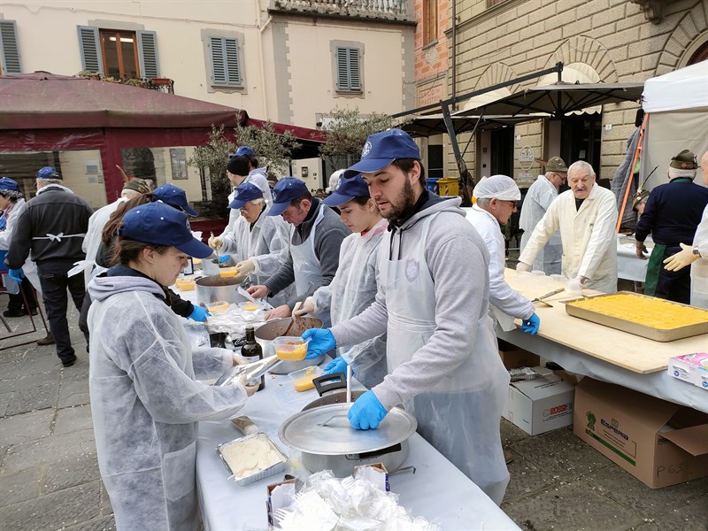 I giovani polentai al lavoro 