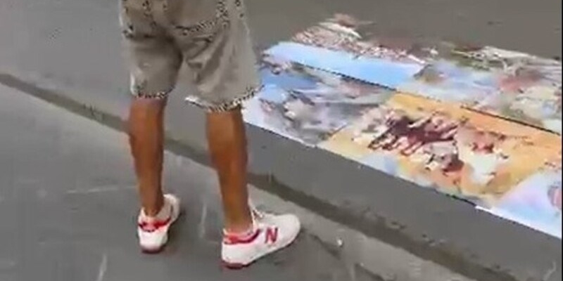 abusivismo nelle strade di Firenze