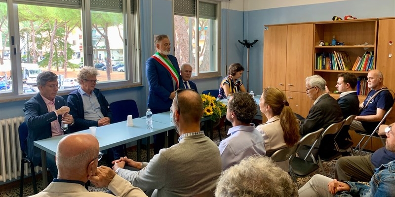 Un momento dell'inaugurazione