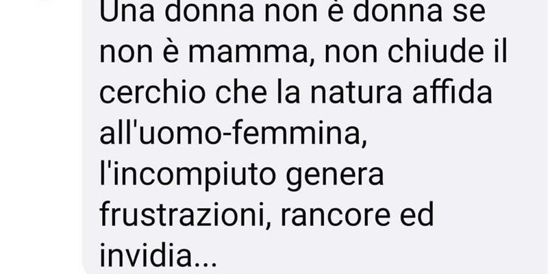 La frase choc contro Anna Ravoni