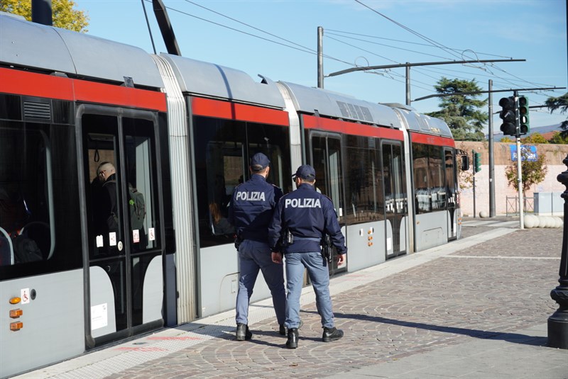 La Polizia di Stato sulla Tramvia