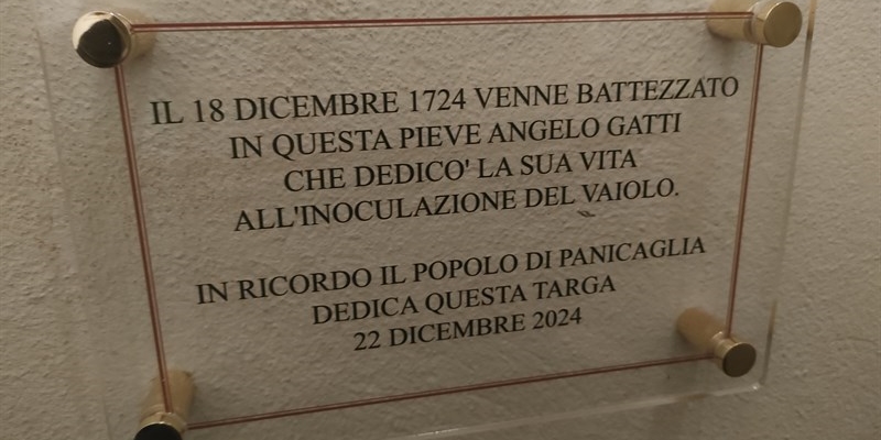 Borgo San Lorenzo. Scoperta la piccola lapide in ricordo di Angelo Gatti