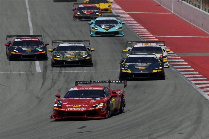 Un momento della gara