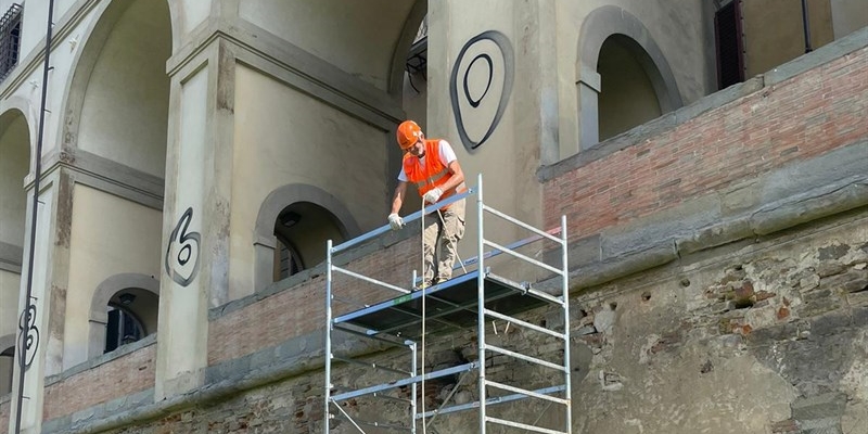 I lavori di ripulitura