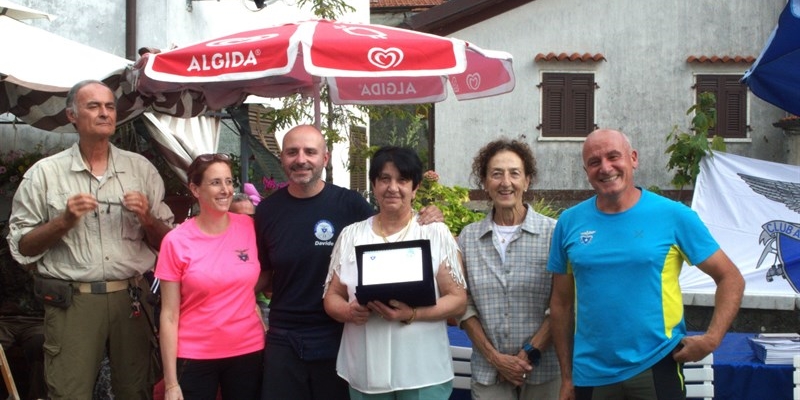 Premiata dal CAI "Andreina" la mamma degli alpinisti a Vinca