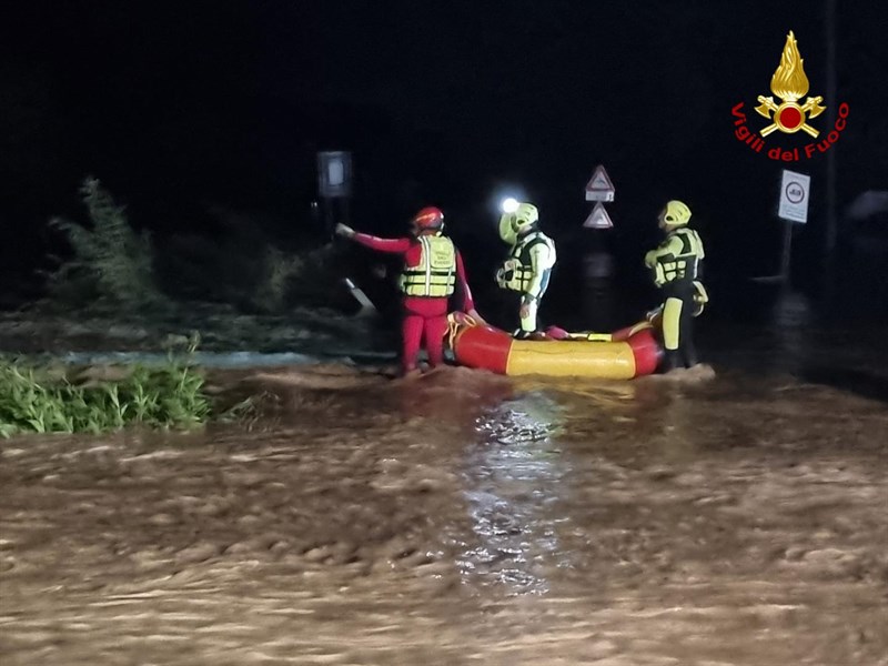 Vigili del Fuoco all'opera