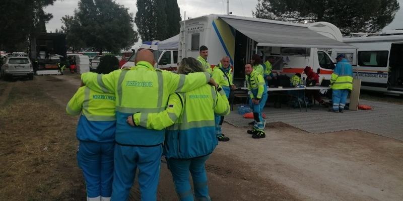 I volontari della Misericordia a Roma
