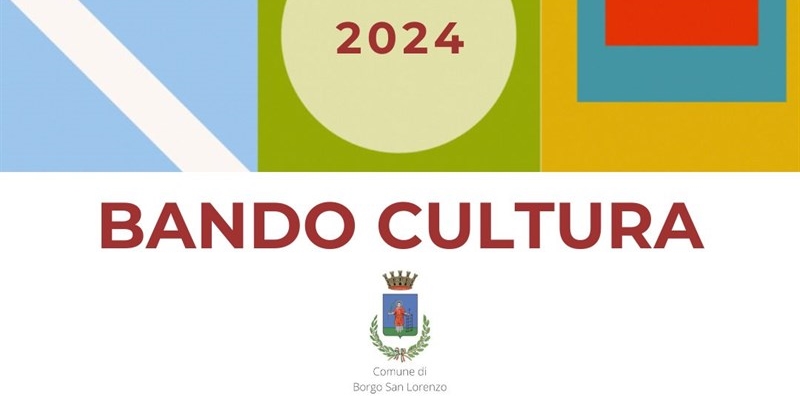 Bando cultura 2024