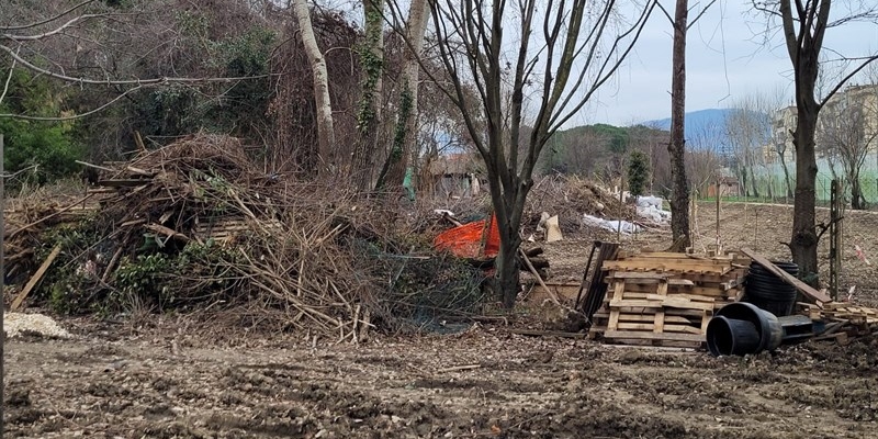 La discarica nel giardino