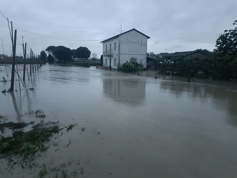 I danni dell'alluvione