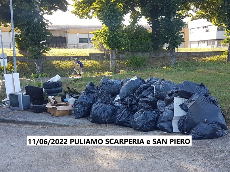 Puliamo Scarperia e San Piero. Le immagini del 2022