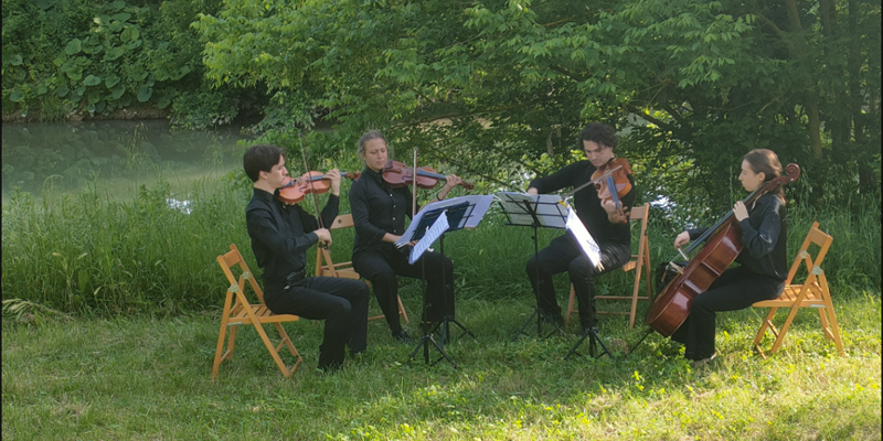 Il Quartetto “Terabust” in concerto sulla salceta della Sieve