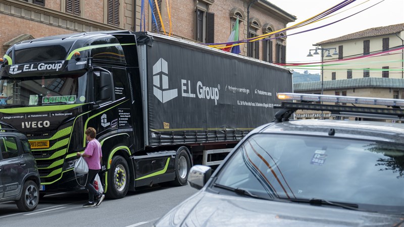 Il caricamento del camion