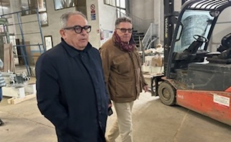 I vertici Cna in visita alle aziende alluvionate