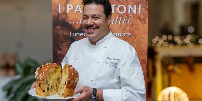 Il panettone dello chef Filippo Saporito