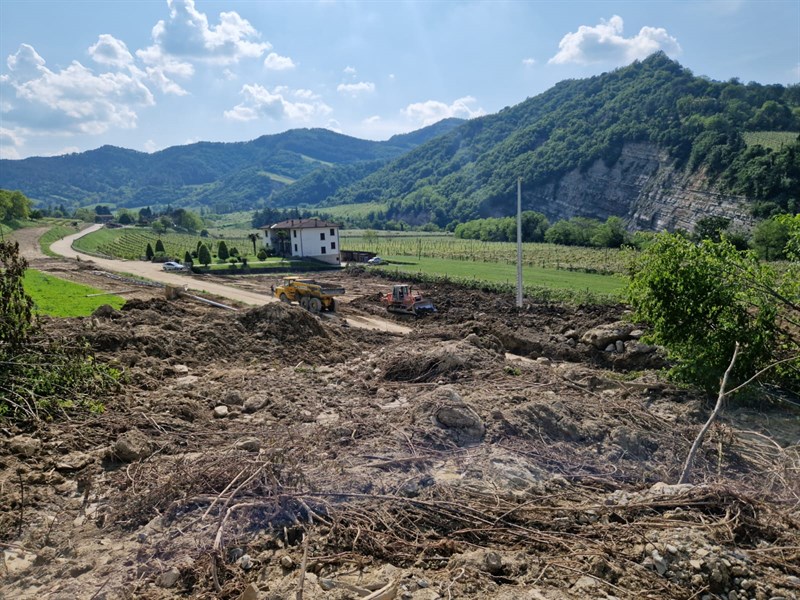 Al lavoro per ripristinare la strade