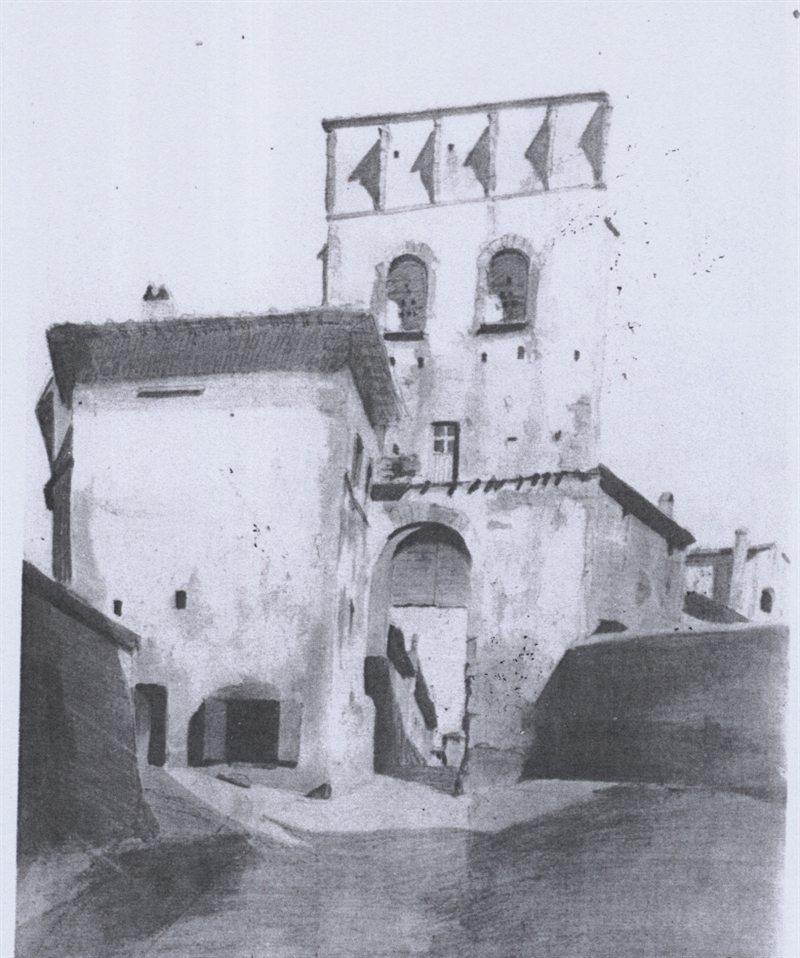 Vicchio di Mugello (1851). Porta di Ponente 