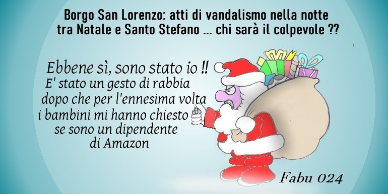 Babbo Natale sotto accusa: trovato il colpevole dei vandalismi a Borgo San Lorenzo