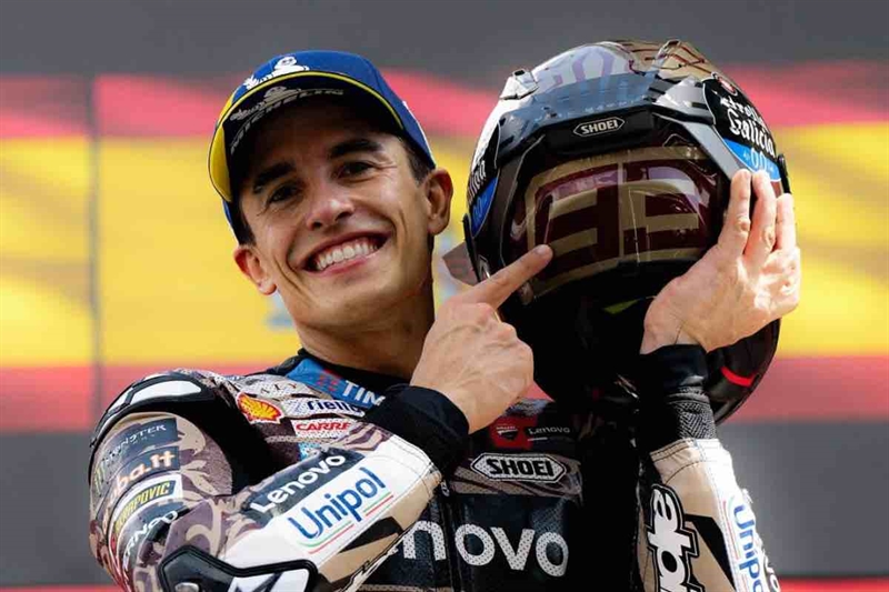 Marc Marquez festeggia 