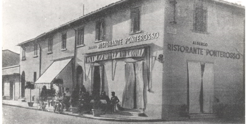 Anno  1955 – L’albergo Ristorante Ponterosso