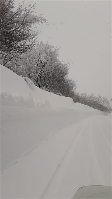 Sgombero della neve in Garfagnana