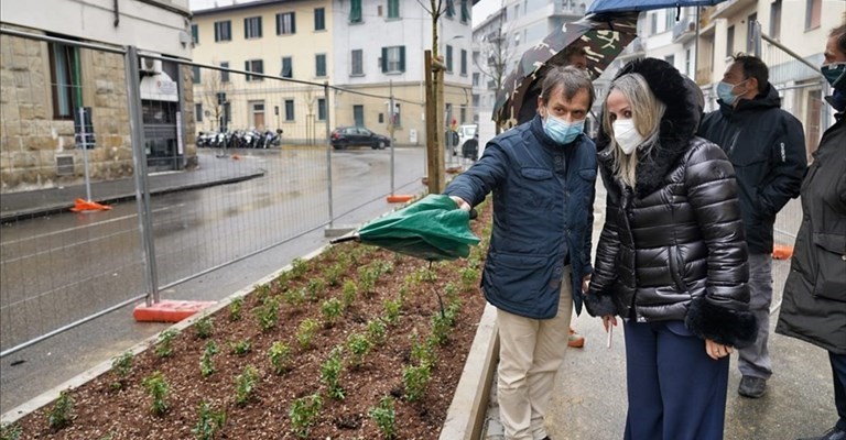 il sopralluogo dell'Assessore Del Re