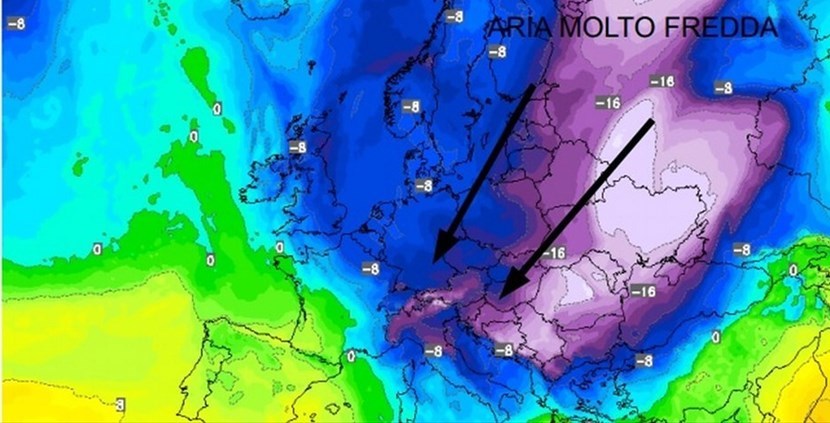 Meteo Mugello. In arrivo intensa ondata di freddo e neve