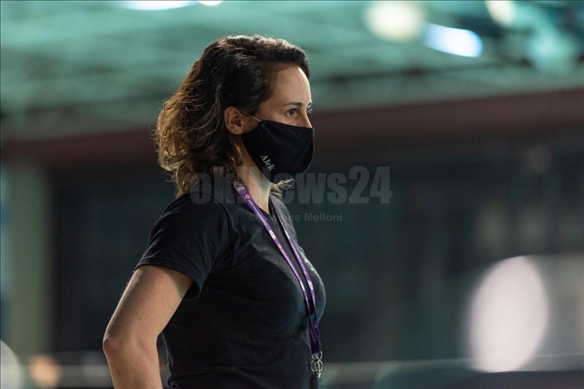 Il coach della Rari Nantes Florentia Alessandra Cotti.