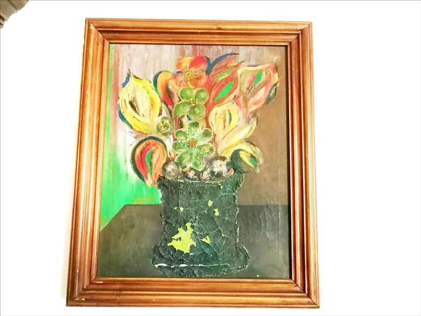 Il dipinto che un soldato scozzese donò alla Signora Bruna, prima di ripartire per il fronte.