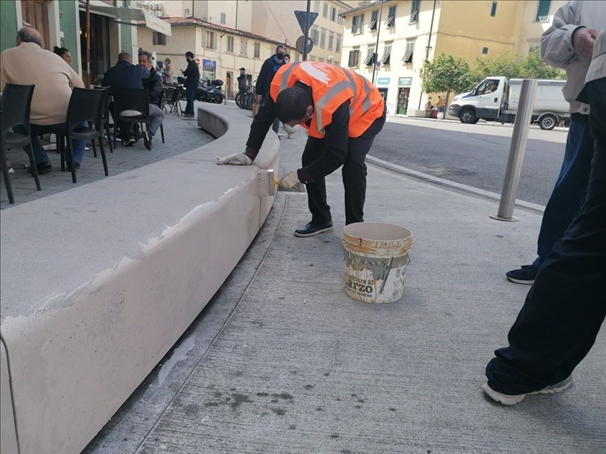 Una mattinata in piazza San Jacopino