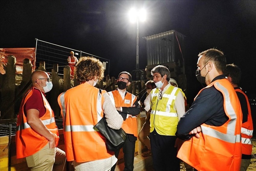 Sopralluogo del Sindaco Dario Nardella sulla FiPiLi, con la sindaca di Lastra a Signa Angela Bagni