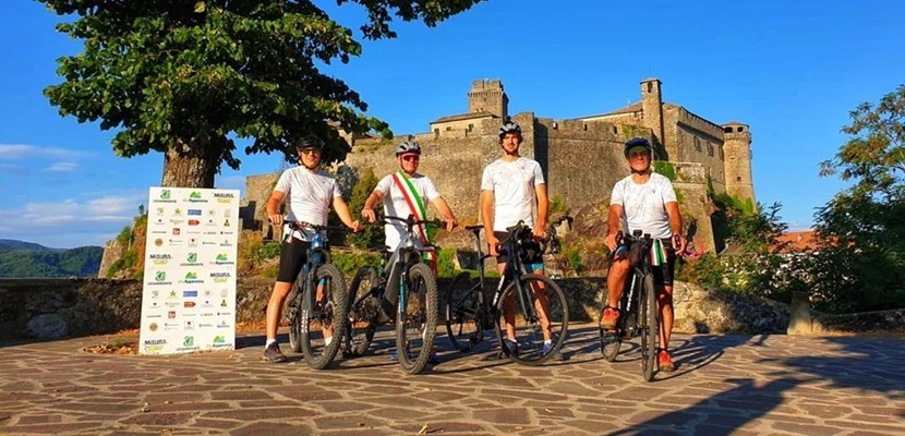 Una tappa di Appennino Bike Tour