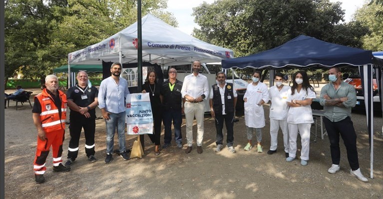 vaccinazione alla festa dello sport