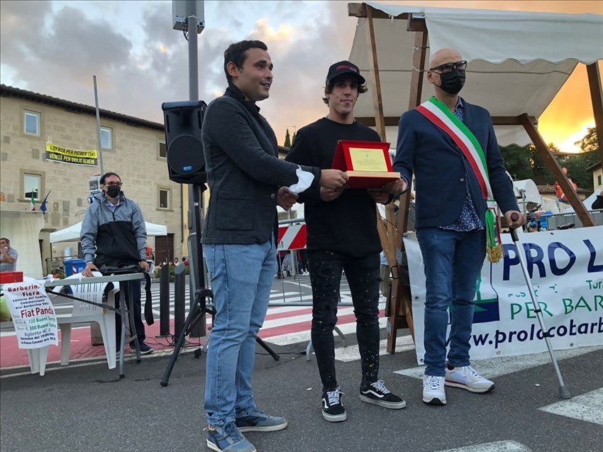 La premiazione di Nicholas Lapucci