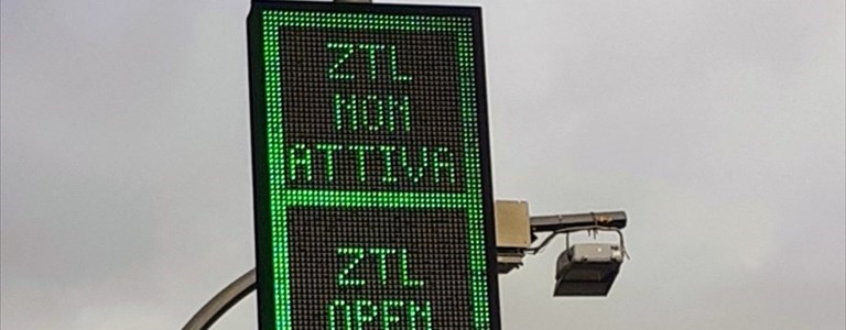 porta telematica in via delle Casine