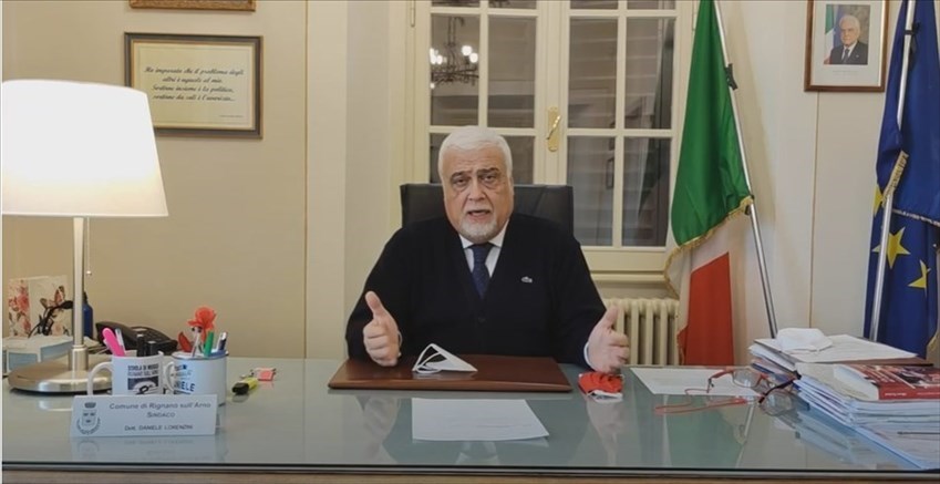 Il Sindaco Daniele Lorenzini