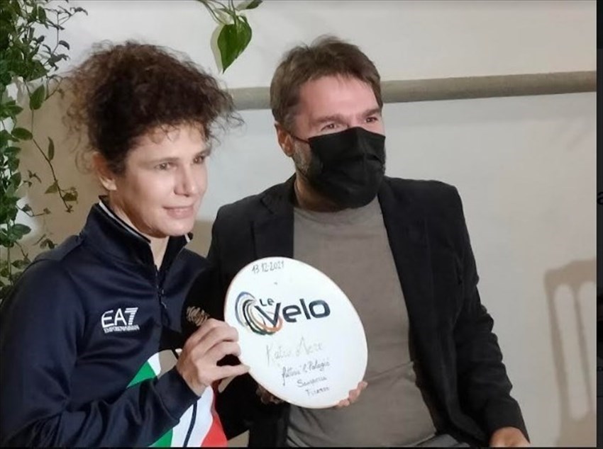 La premiazione di Katia Aere